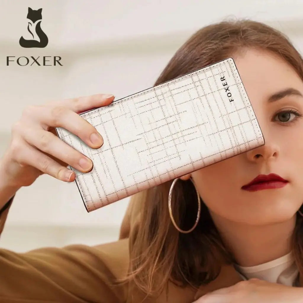 Carteira Feminina Foxer Em Couro Legítimo Modelo Avery